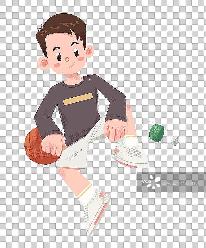 运动篮球男孩图片素材