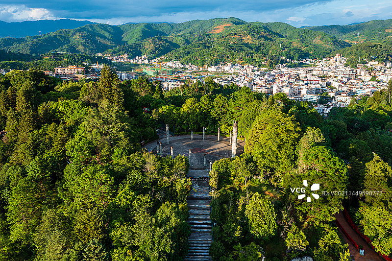 云南省普洱市墨江县北回归线标志园图片素材
