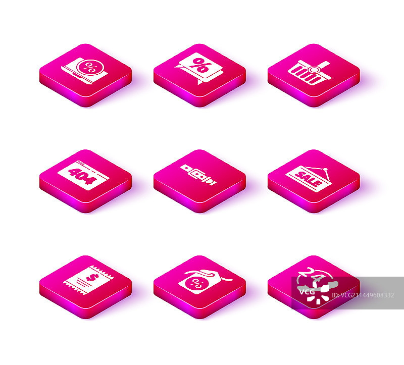 纸质支票和财务折扣支票套装图片素材