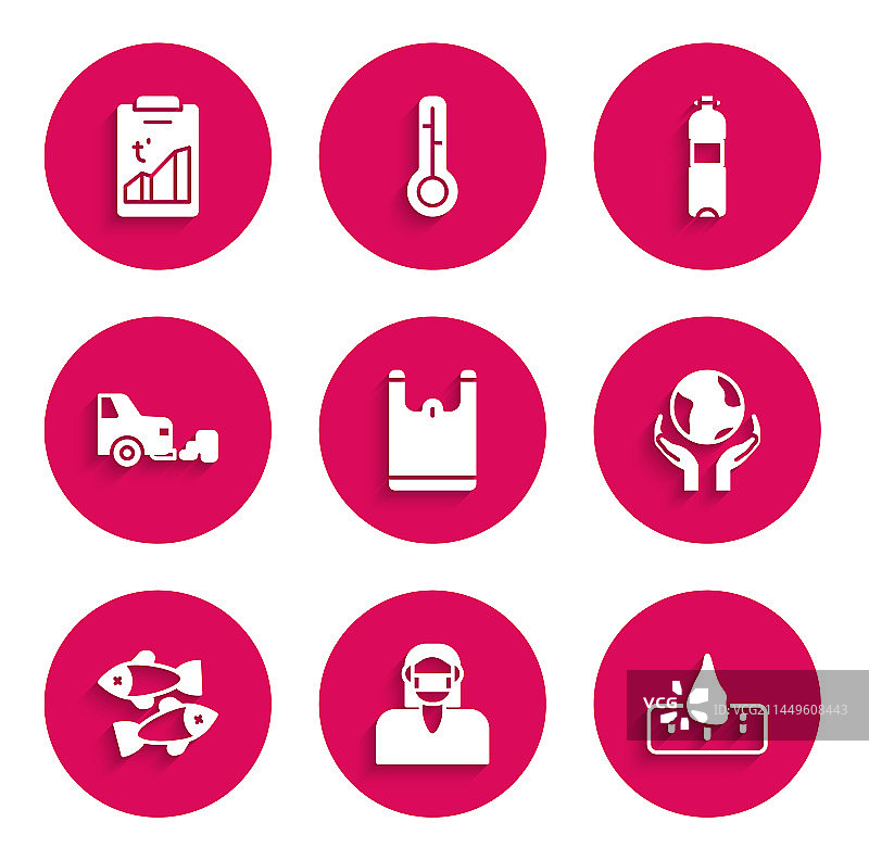 戴防护口罩的塑料袋人脸素材图片素材