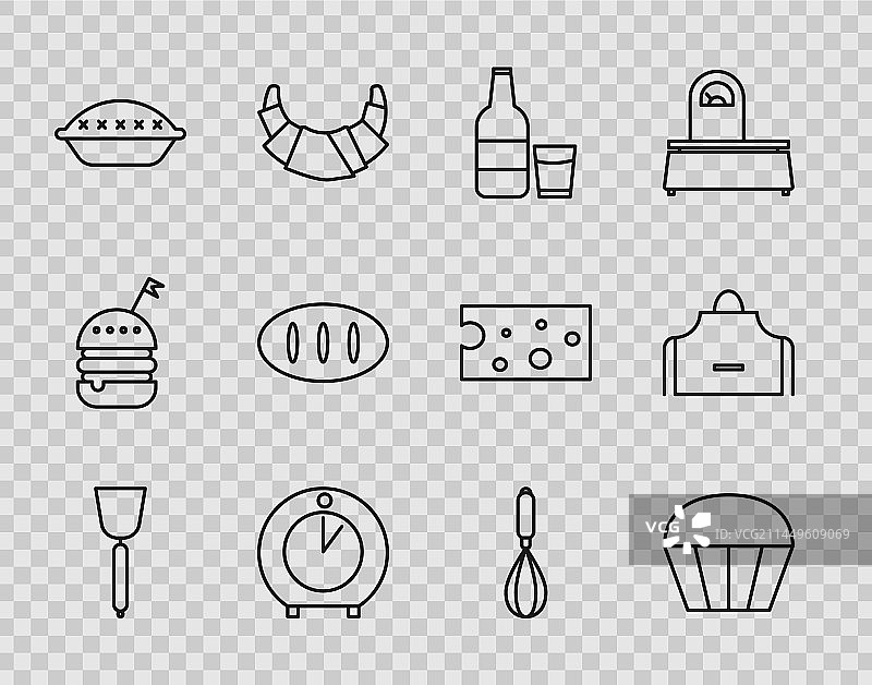刮铲、松饼、玻璃瓶和牛奶图片素材
