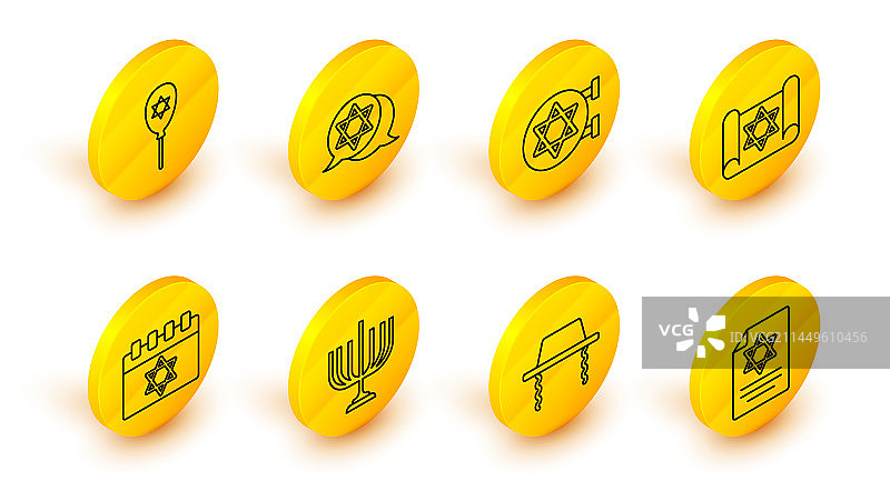 犹太教妥拉经卷图片素材