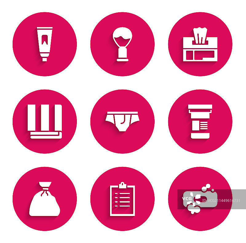 内衣清单板核对表套装图片素材