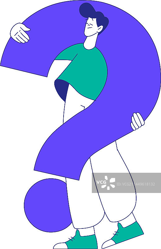 十字路口的青年男子图片素材