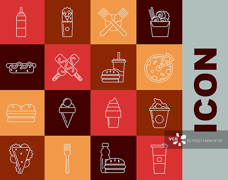 纸杯、玻璃杯和水爆米花图片素材