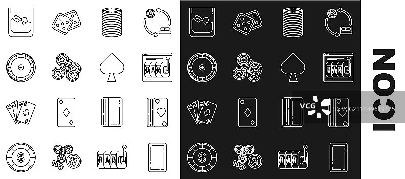 扑克牌背面线条设计图片素材