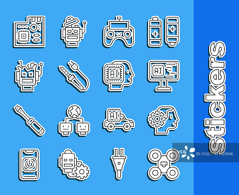 无人机人形机器人软件遥控图片素材