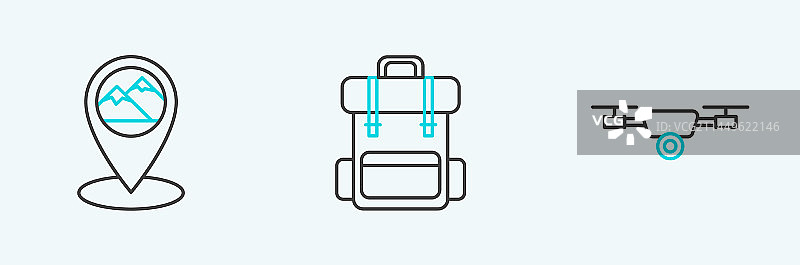 带运动摄像头的飞行无人机图片素材