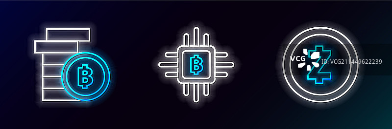 Zcash ZEC比特币加密货币硬币图片素材