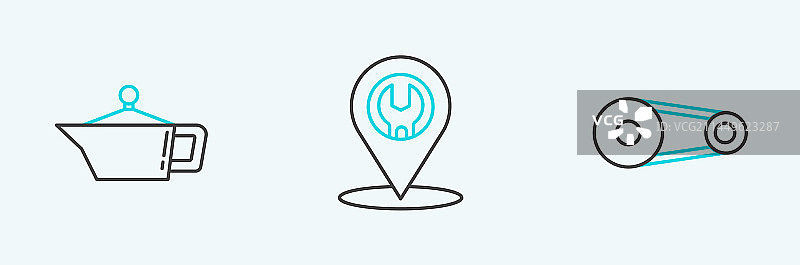 发动机正时皮带套件罐banner图片素材