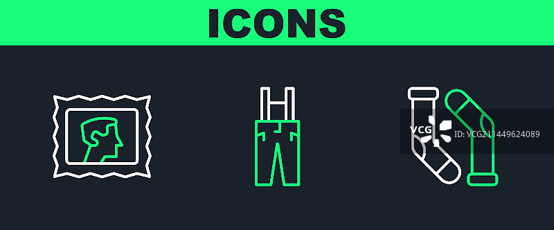 袜子邮票裤子合集图片素材