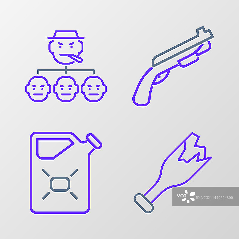 碎酒瓶、燃料罐图片素材