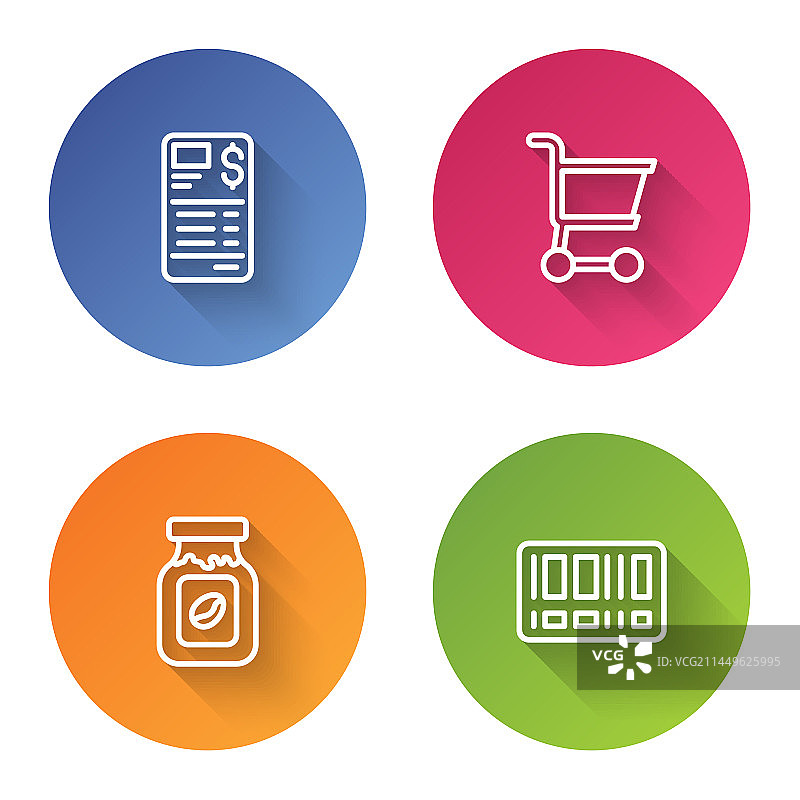 纸质金融支票购物车组合图片素材