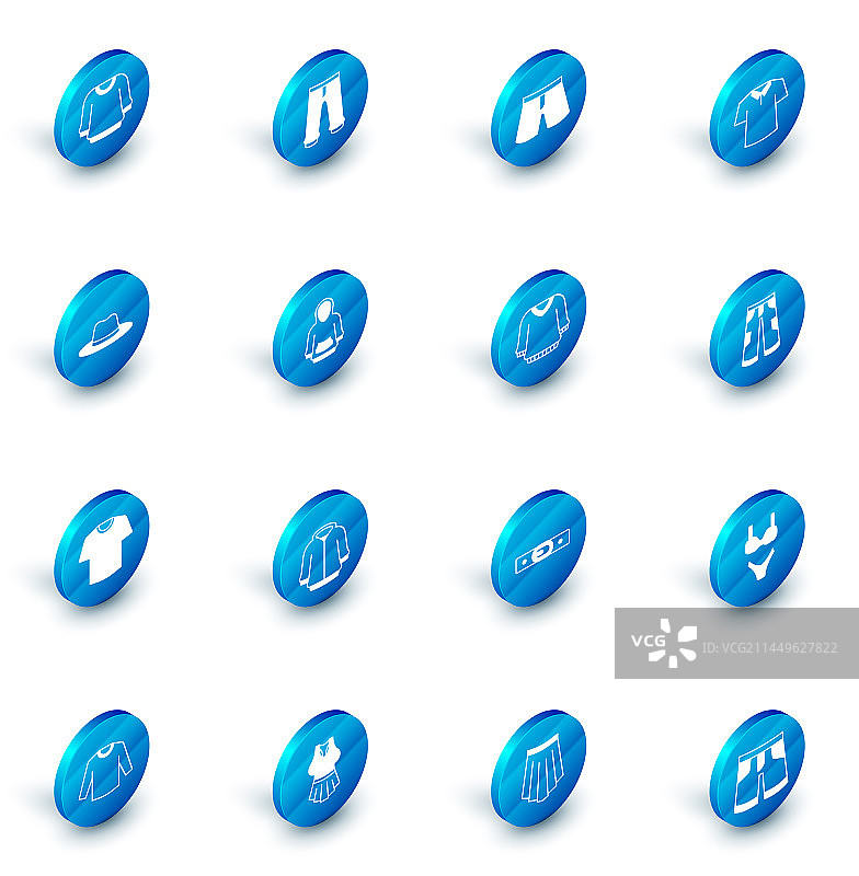 短裤或长裤、衬衫、男士帽子和T恤套装图片素材