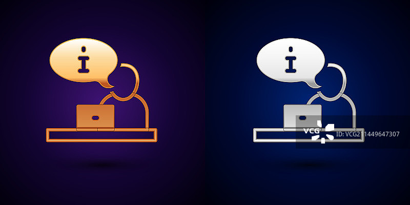 金色和银色电视报道图标图片素材