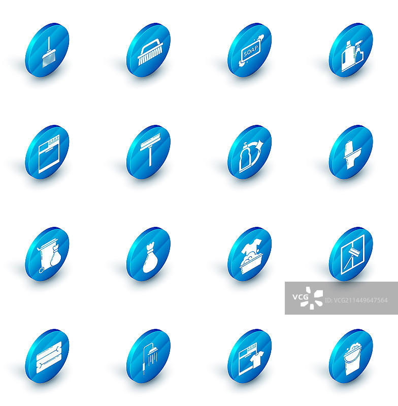 清洁肥皂和泡沫的刷子图片素材