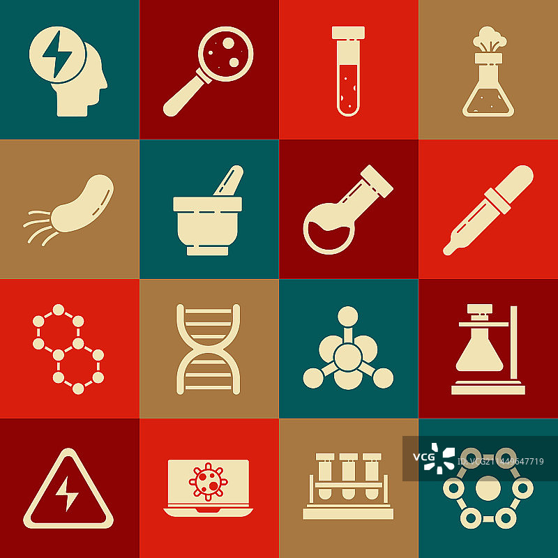 化学方程式试管烧瓶仪器合集图片素材