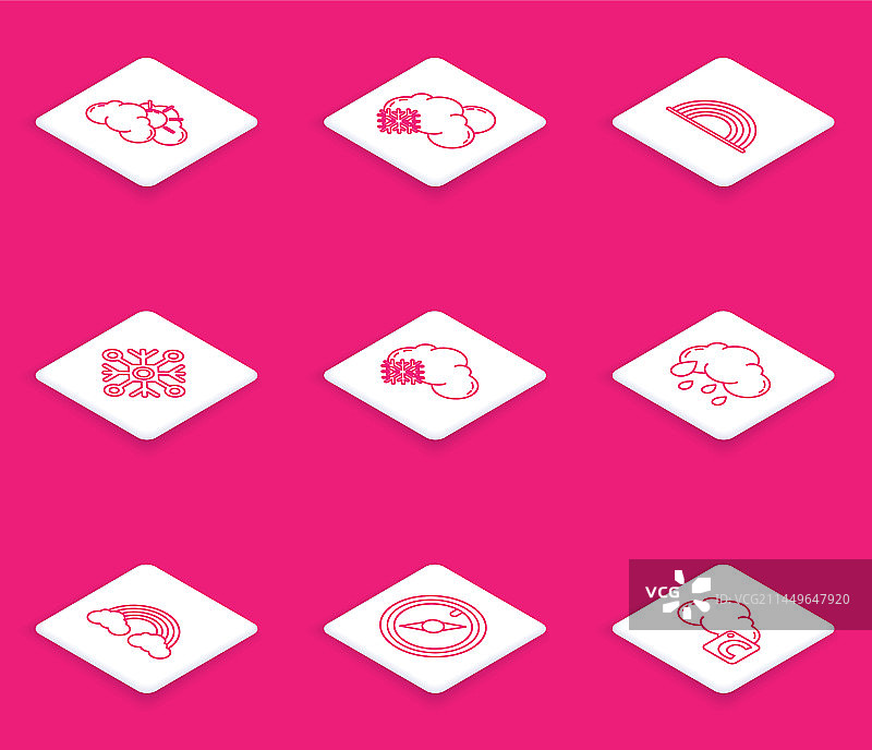 晴天多云天气雪云图片素材