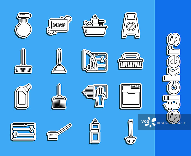 马桶刷、洗衣刷、清洁刷图片素材