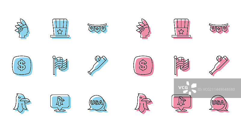 老鹰美洲原住民印第安美国图片素材