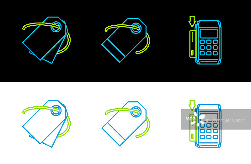 带信用卡的POS机图片素材