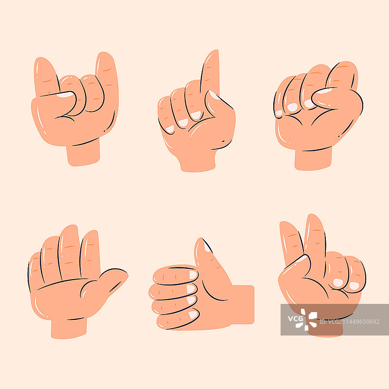 表情符号手势元素合集图片素材