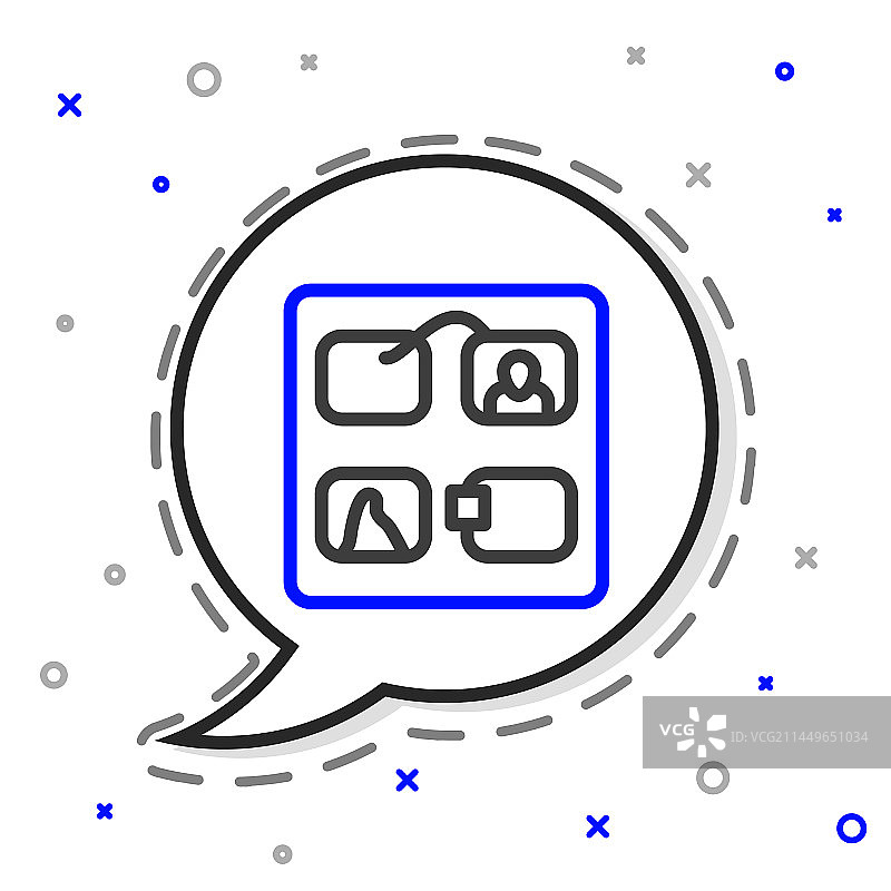 电影线条故事板视频模板图片素材