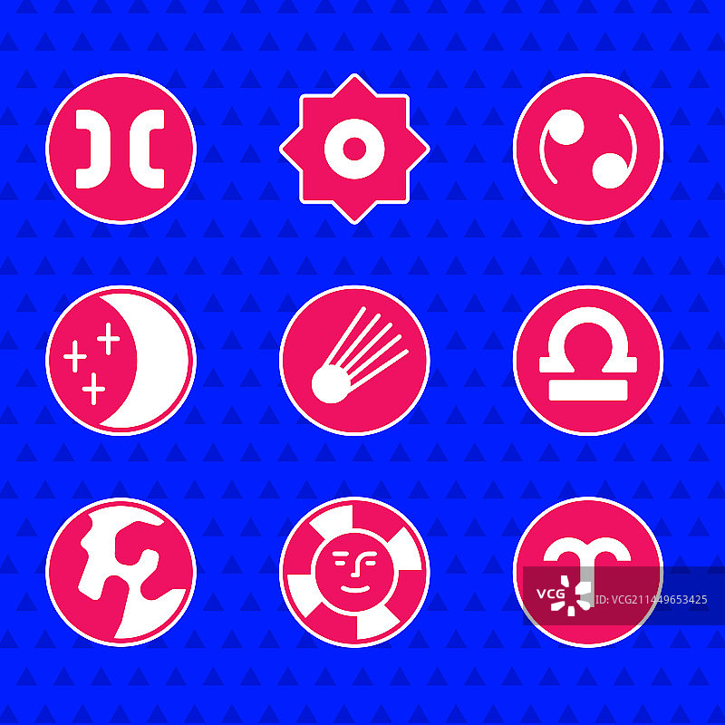 彗星太阳白羊座天秤座地球仪合集图片素材