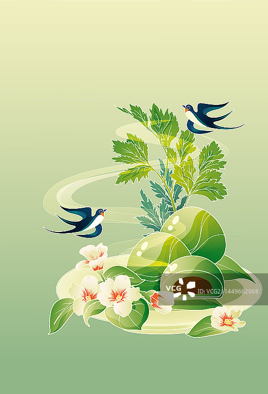 清明节青团图片素材