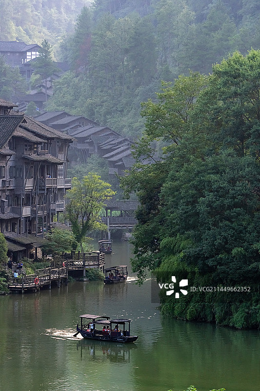 贵州遵义乌江寨美景图片素材
