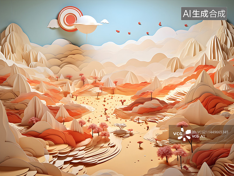 【AI数字艺术】国潮风电脑壁纸图片素材