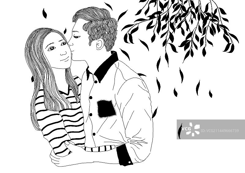 亲吻爱情图片素材