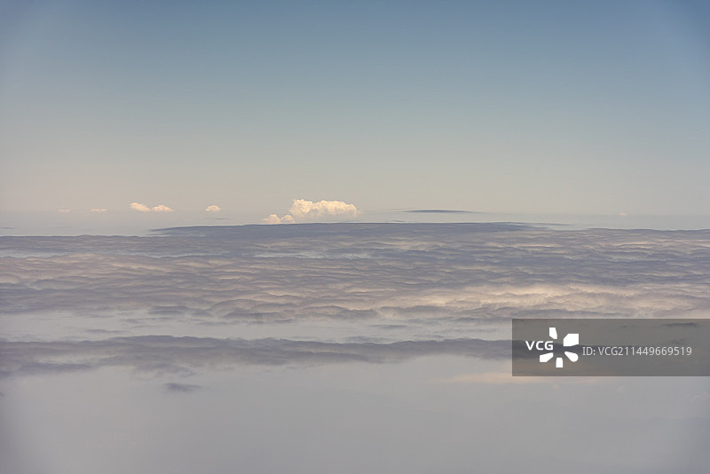 黑龙江伊春小兴安岭上空云景图片素材