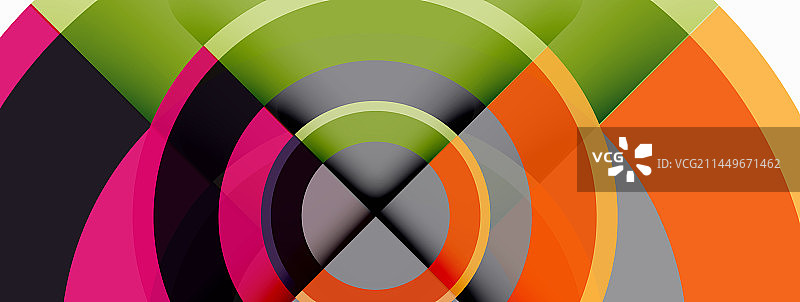 带阴影的圆圈时髦的最小几何图片素材