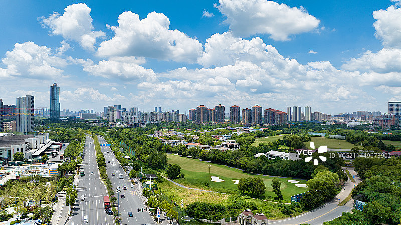 湖北武汉金银湖国际高尔夫球场图片素材