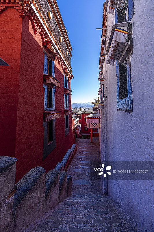 西藏 日喀则 扎什伦布寺图片素材