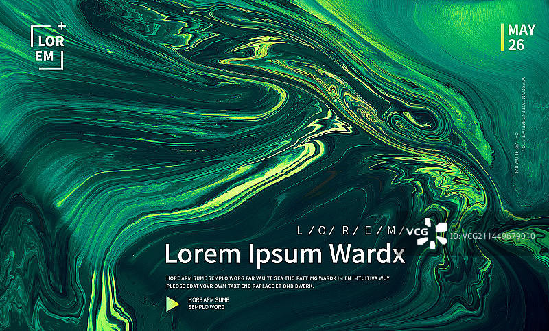 流体抽象艺术商业应用设计模板图片素材