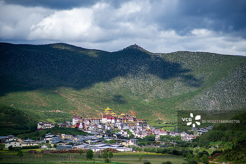 松赞林寺图片素材