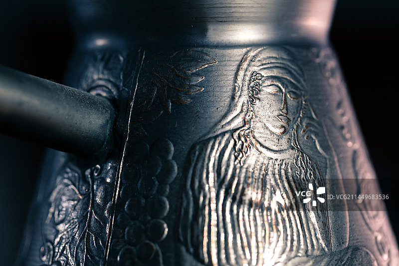 家居静物摄影之土耳其咖啡壶图片素材