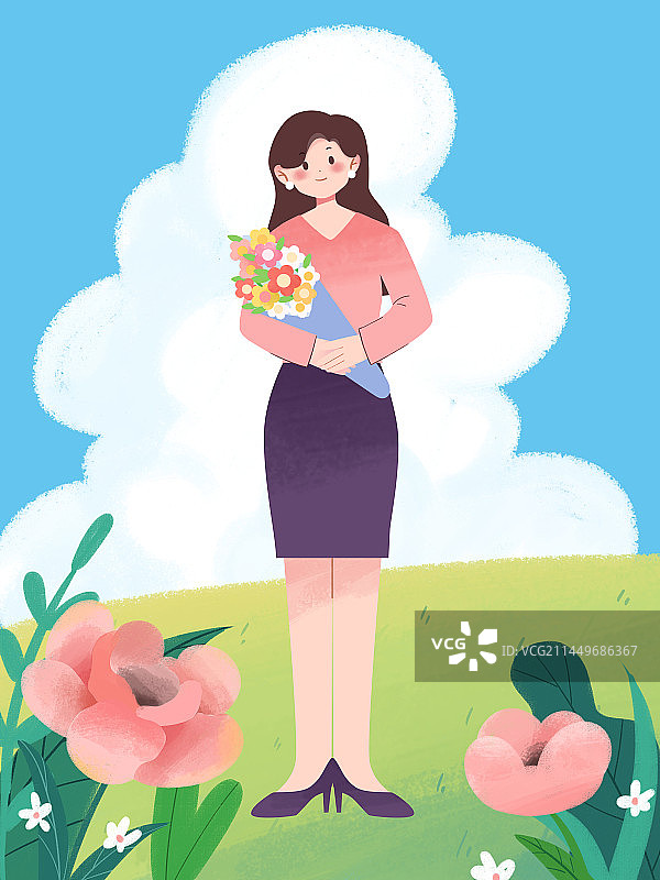 教师节老师和植物等背景图片素材