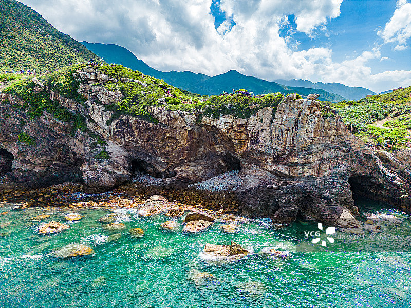 深圳大鹏杨梅坑鹿嘴山庄美人鱼拍摄地图片素材