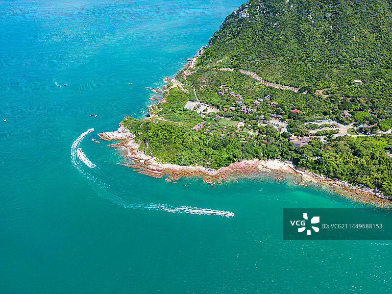 深圳大鹏海岸线图片素材