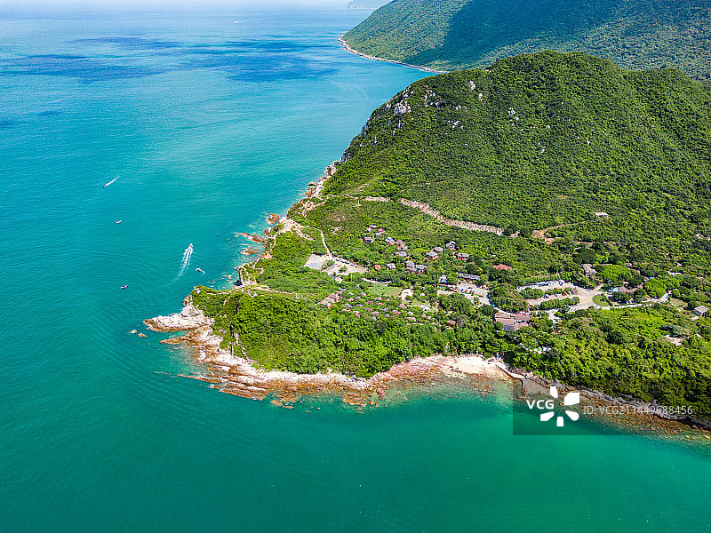 深圳杨梅坑鹿嘴山庄海边度假民宿图片素材