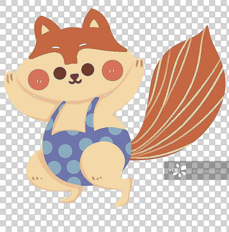 卡通小狐狸图片素材