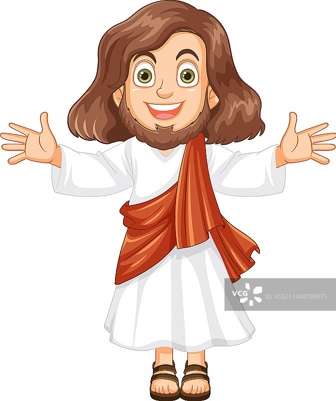 耶稣基督卡通人物图片素材