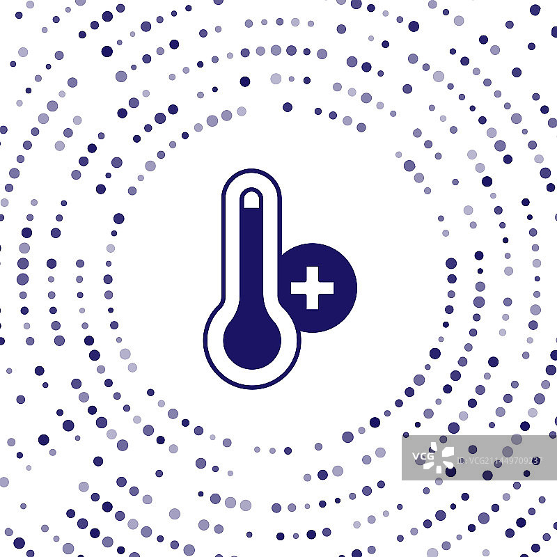 蓝色气象温度计测量图片素材