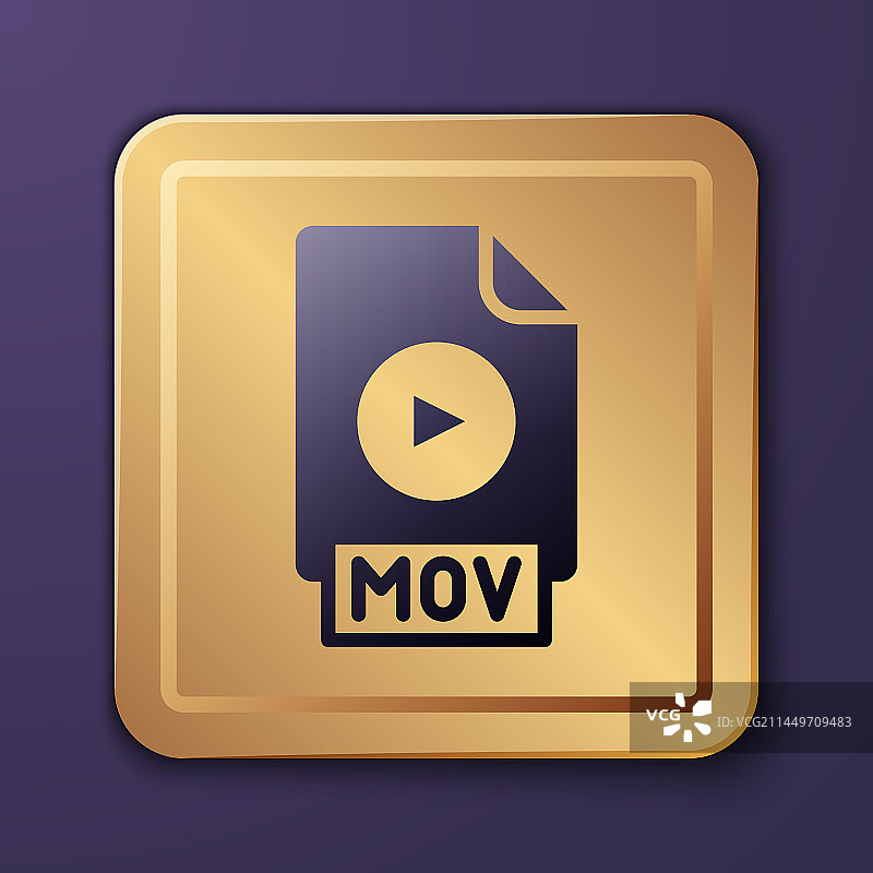 MOV文件下载图标图片素材