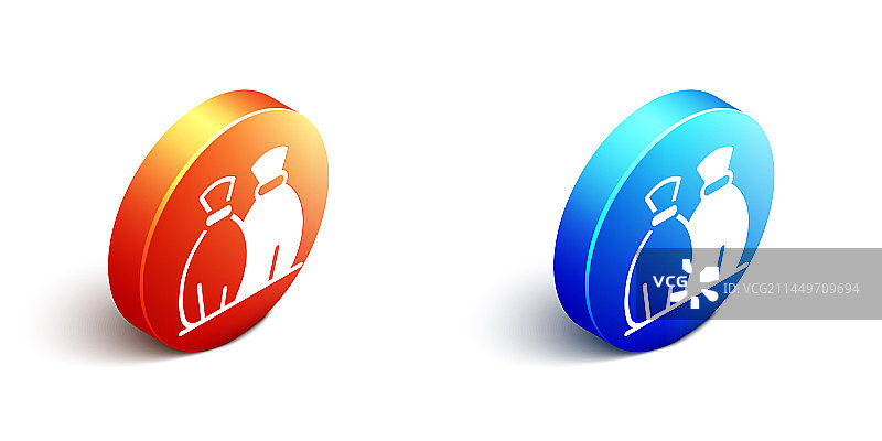 2.5D垃圾袋图标（白色背景）图片素材