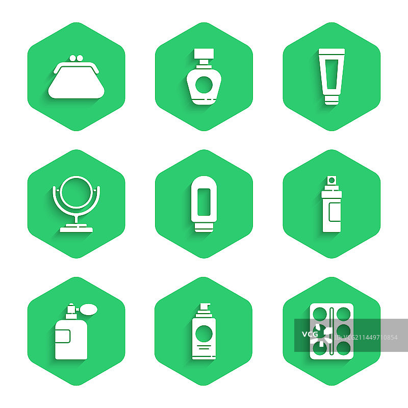 乳霜或润肤露化妆品软管喷雾罐图片素材