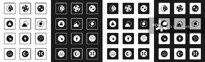 巨蟹座多云天气空气元素图片素材